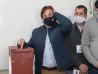 Luis Lacalle Pou votó en el circuito Nº 20 del Liceo Guadalupe en Canelones. || Mauricio Zina / adhocFOTOS