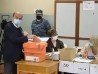 Daniel Martinez, durante el voto en un circuito en el barrio Pocitos de Montevideo. || Daniel Rodriguez / adhocFOTOS