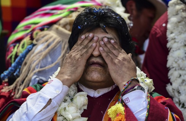 Evo Morales visitó su casa natal || Evo Morales visitó su casa natal (RONALDO SCHEMIDT / AFP)