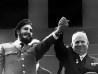 Con el líder soviético Nikita Khrushchev || AFP