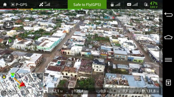 Dolores visto desde el cielo || Imágenes del drone del Ministerio del Interior