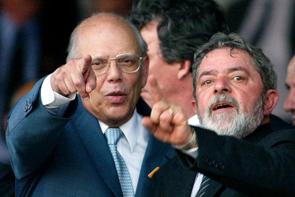 Junto a Lula en 2003. || JEFFERSON BERNARDES / AFP