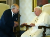 Encuentro privado con el papa Juan Pablo II en el Vaticano en 2003. || PATRICK HERTZOG / AFP