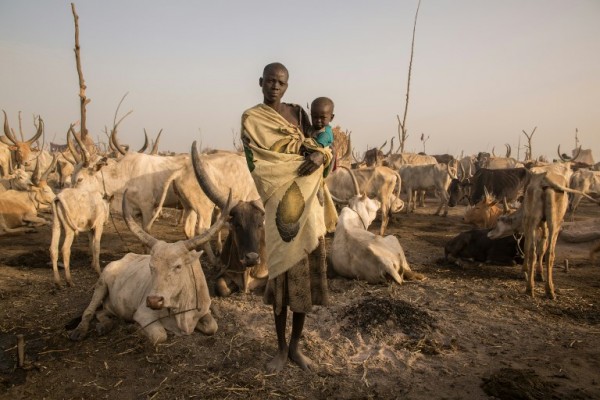 SUDÁN DEL SUR - Mary Amer, pastor de ganado || AFP