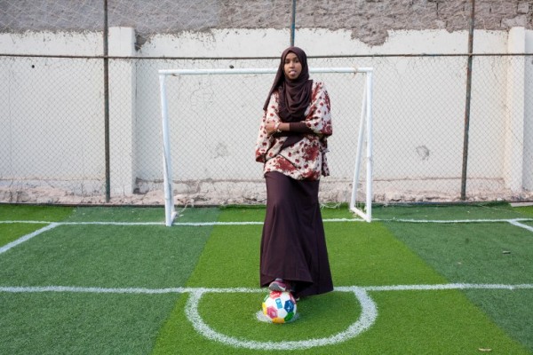 SOMALIA - Marwa Mauled Abdi, jugadora de fútbol || AFP