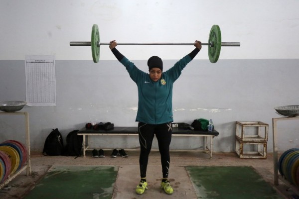 IRAK - Huda Salem, levantadora de peso || AFP