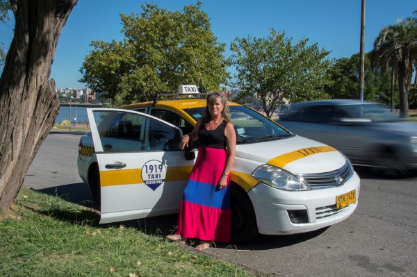 URUGUAY - Fatima Canedo, taxista || AFP