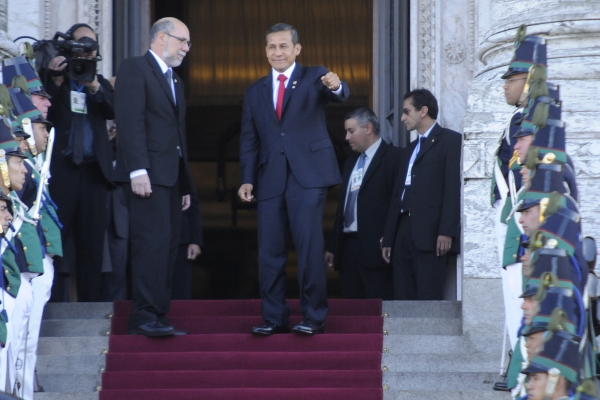 Ollanta Humala, presidente de Perú || adhoc ©Javier Calvelo