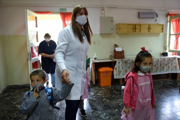 Vuelta a clases en la escuela rural Nro. 41 de Migues en Canelones (Daniel Rodriguez /adhocFOTOS)