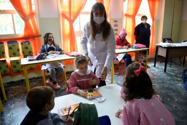 Vuelta a clases en la escuela rural Nro. 41 de Migues en Canelones (Daniel Rodriguez /adhocFOTOS)