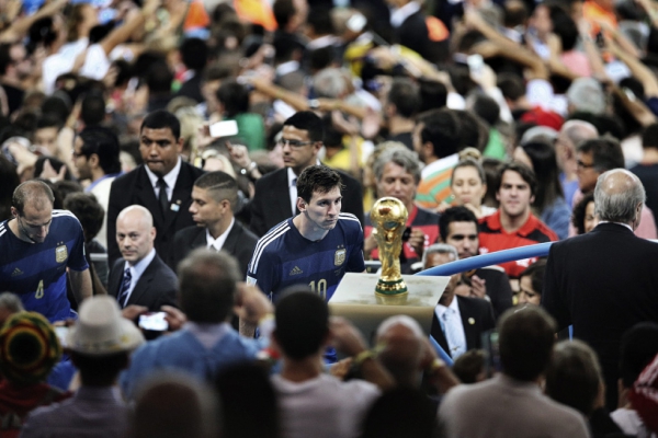 Lionel Messi tras perder la final del mundo ante Alemania || EFE TAI LANG / CHENGDU ECONOMIC DAIL