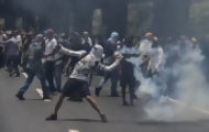 Portal 180 - Estallan disturbios en megamarcha opositora en Venezuela