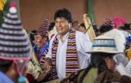 Portal 180 - Morales arranca su campaña electoral con promesas a bolivianos y críticas a EE.UU