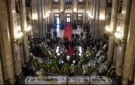 Portal 180 - Las imágenes del velorio de Larrañaga en el Palacio Legislativo