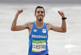Portal 180 - Cuestas logró la mejor posición histórica en maratón olímpico para Uruguay