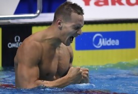 Portal 180 - Dressel igualó récord de 7 oros de Phelps en el Mundial de Budapest