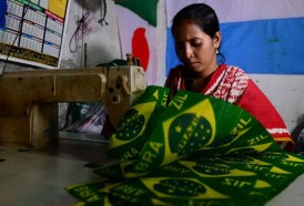 Portal 180 - El Mundial quita el sueño a los fabricantes de banderas de Bangladés
