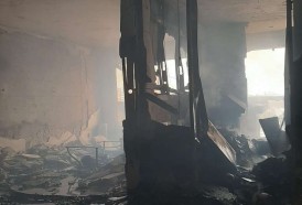 Portal 180 - Incienso provocó incendio en edificio sobre Rambla Armenia