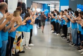 Portal 180 - Decathlon celebró su primer aniversario en Uruguay ampliando su local en Car One Center