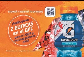 Portal 180 - GATORADE SORTEA DOS BUTACAS EN EL GRAN PARQUE CENTRAL PARA TODO EL AÑO