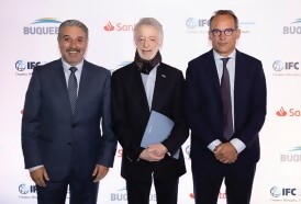 Portal 180 - Buquebus, Banco Santander e IFC acuerdan financiamiento para el ferry eléctrico más grande del mundo que cubrirá la ruta Argentina-Uruguay