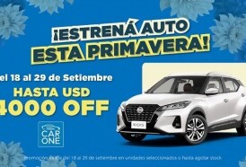 Portal 180 - Car One lanzó beneficios de primavera en más de 80 vehículos