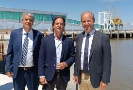 Portal 180 - Stiler inauguró junto a la Administración Nacional de Puertos la ampliación de la Terminal de Pasajeros de Colonia