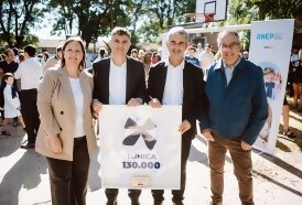 Portal 180 - Nevex celebra un nuevo comienzo de clases con la entrega de 5.000 túnicas escolares