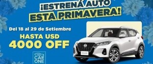 Portal 180 - Car One lanzó beneficios de primavera en más de 80 vehículos