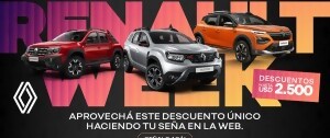 Portal 180 - Renault Week ofrece precios especiales en Kardian, Oroch y Duster para compras web