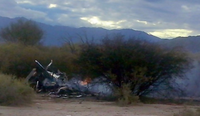 Dos muertos al estrellarse helicóptero que filmaba en Argentina para MTV