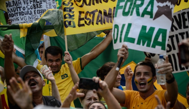 Manifestaciones contra Dilma en Río de Janeiro “shockearon” a la gente