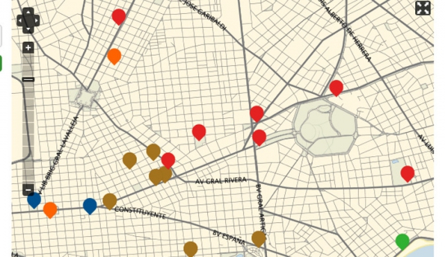 Un mapa para ver qué tan accesible es Montevideo