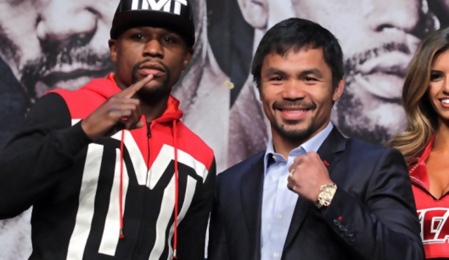 Mayweather promete golpear primero a Pacquiao​