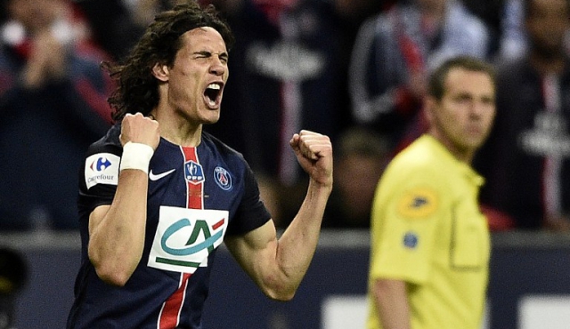 Un gol de Cavani da al PSG la Copa de Francia ante el Auxerre