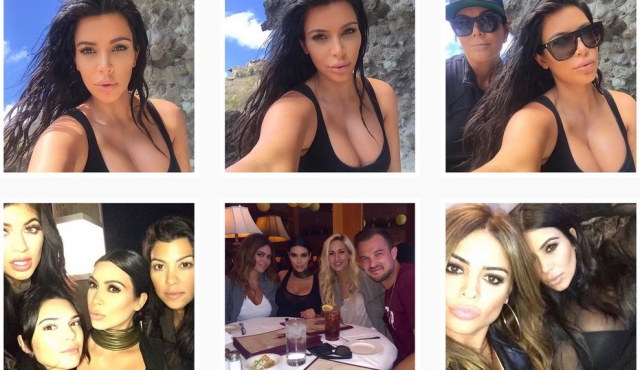 Kim Kardashian es la reina de Instagram con 45 millones de seguidores