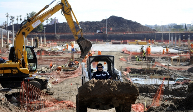 Obras del Antel Arena se retoman en enero