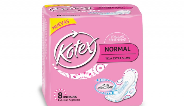 Kotex presentó nuevas toallas femeninas con centro anti-accidentes