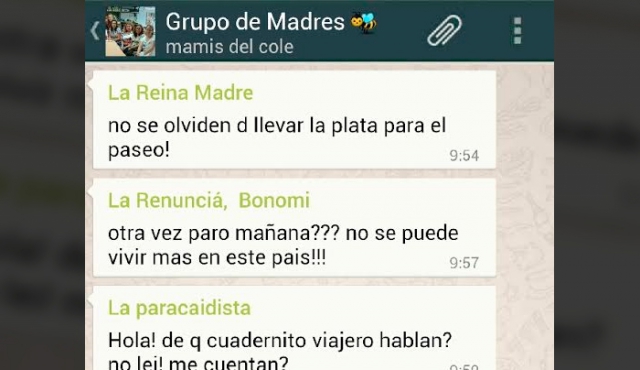 Las típicas integrantes de cualquier grupo de WhatsApp de madres uruguayas
