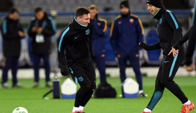 Messi y Neymar se sumarían a Suárez ante River Plate