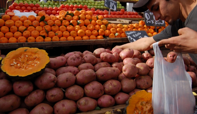 Las verduras y la inflación, del 329% del morrón al 3,9% de la papa