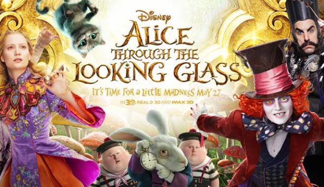 “Alicia a través del espejo” fue la película más vista de la semana en Uruguay