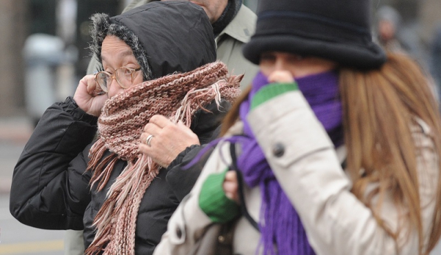 Advertencia amarilla por temperaturas menores a 0ºC