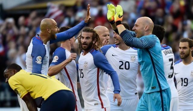 EEUU venció a Ecuador y está en semifinales 