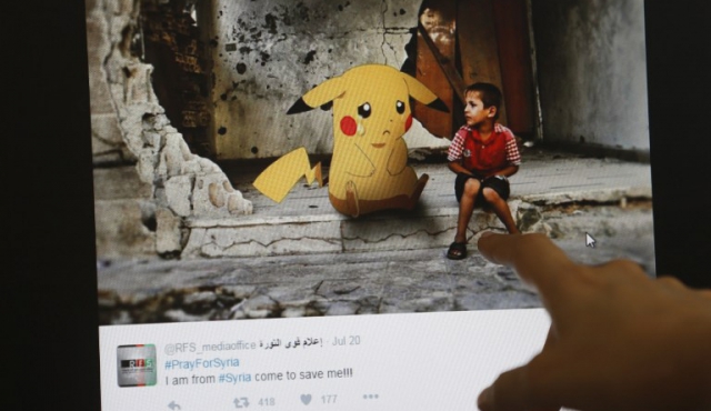 Los artistas sirios usan pokémones para denunciar los horrores de la guerra