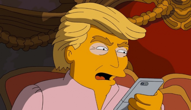 Los Simpson se meten en la elección y deciden su voto 