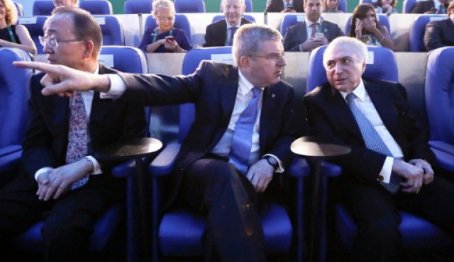 Primero el COI dijo “fora Temer”, después la gente