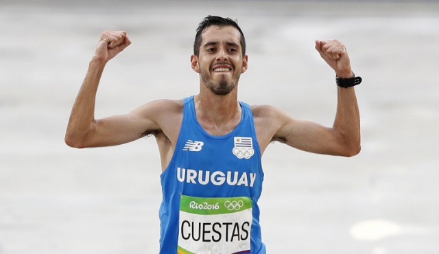 Cuestas logró la mejor posición histórica en maratón olímpico para Uruguay