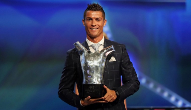 Cristiano Ronaldo fue elegido mejor jugador UEFA