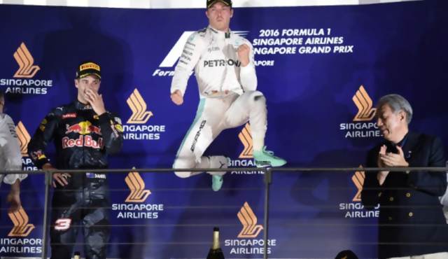 Nico Rosberg (Mercedes) ganó el GP de Singapur de F1